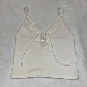 White Crop Top